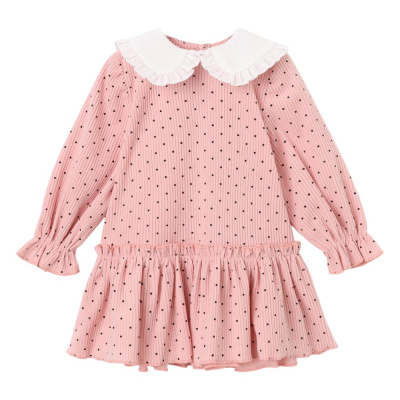 Платье Горошек Крошка Я 10327692 розовый 01